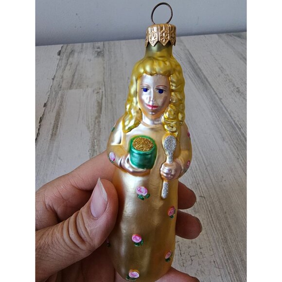 Patricia breen ? girl bowl spoon Carnation ornament Xmas tree - Picture 7 of 8